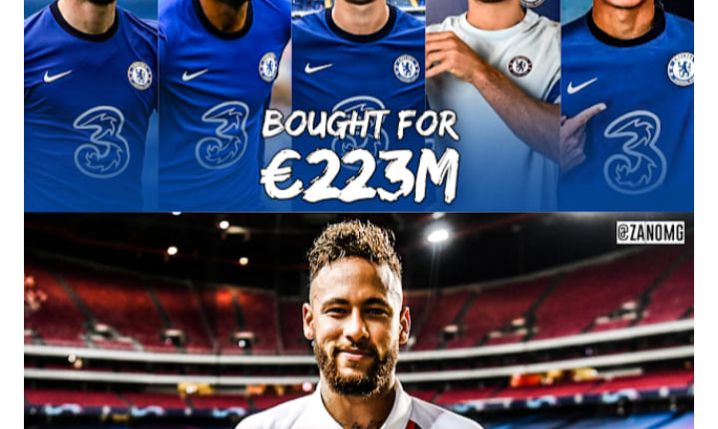 Ponad 220 mln euro wydane przez PSG vs wydane przez Chelsea :D
